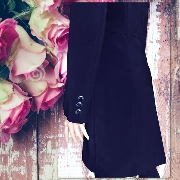 GALLERY CLASSIC BLACK LINED TRENCH JACKET COAT SP - Picture 5 of 7